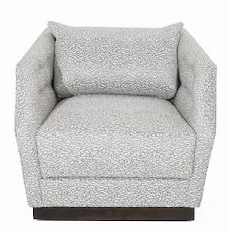 Tuft and Turn Swivel Chair